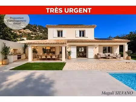 villa f5 vue mer avec piscine à pied du village
