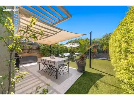 le pradet - appartement t3 en rez-de-jardin avec garage et place de parking