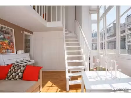 paris rive gauche – loft 50m² – 1 mois – offre été