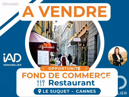 restaurant 80 m² cannes