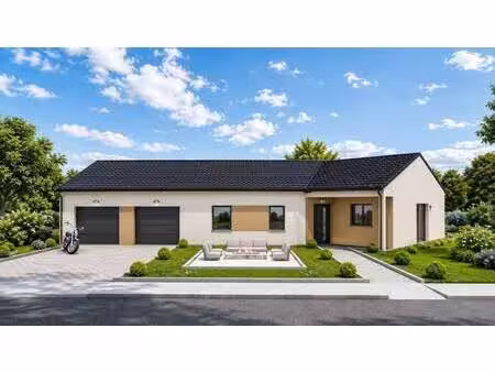 terrain avec maison neuve à vendre