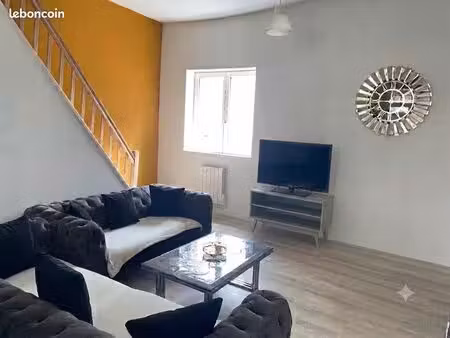 duplex meublé (3 ch. + co-working) – hypercentre valenciennes