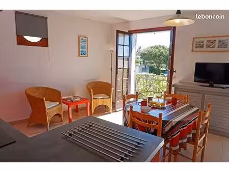 à louer – t2 meublé avec vue plage et mer – saint-georges-de-didonne