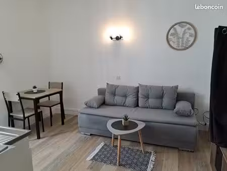 meublé 25m² toutes charges comprises quartier gare