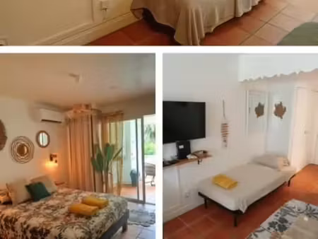 studio cosy 29m2. domaine privé  vue sur mer et cocoteraie
