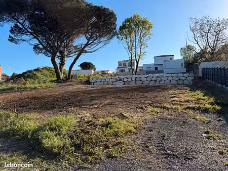 terrain 580 m² vaux sur mer