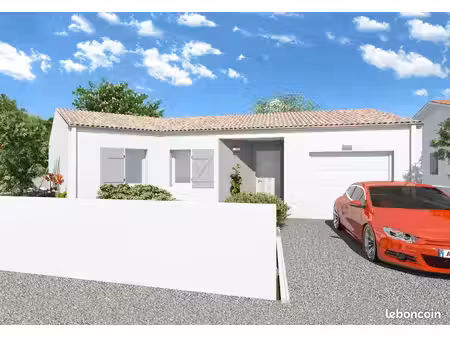 projet de construction d'une maison 3 chambres de 81.69 m² sur un terrain à bâtir de 326 m