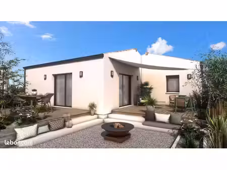 projet de construction d'une maison 3 chambres de 80.68 m² sur un terrain à bâtir de 366 m