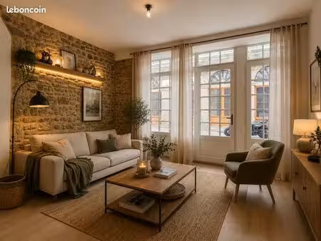 maison de ville de charme — hyper-centre de dinan — 5 pièces  80 m²