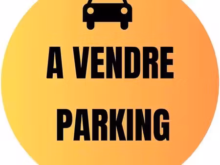 à vendre place de parking privé