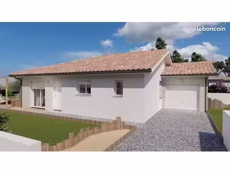 projet de construction d'une maison 93.86 m² avec terrain à la force (24)
