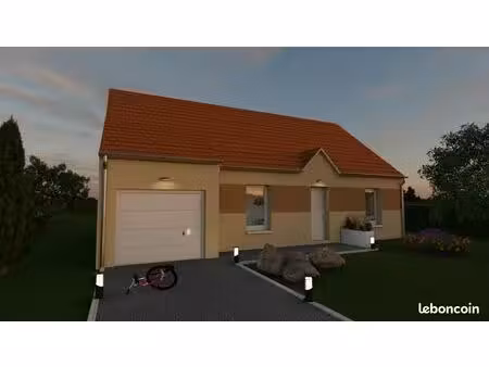 projet de construction d'une maison 79 m² avec terrain à bercheres-saint-germain (28)