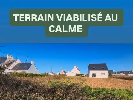 viabilise 707 m2 - lampaul-plouarzel - 5m plage - calme