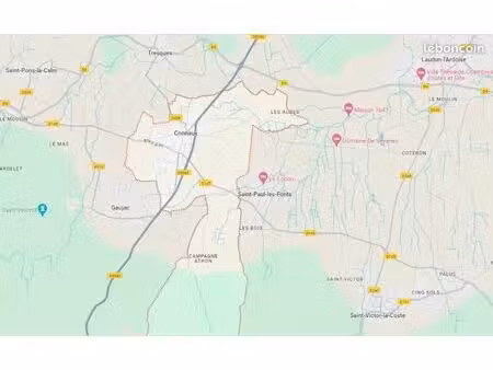 terrain 408 m² connaux