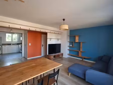 t3 meublé 75m² - brest kérinou - parking  jardin  très lumineux