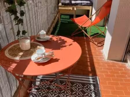 montpellier / hôpitaux facultés – t2 50 m² meublé – terrasse – parking privé – cave – clim