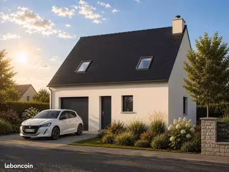 projet de construction d'une maison 85 m² avec terrain à plouguerneau (29)