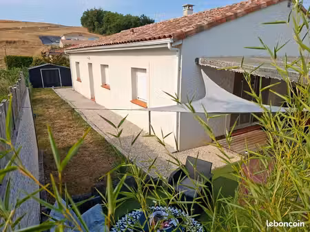 villa/maison plain pied sans vis à vis 108m2 jardin garage terrasse