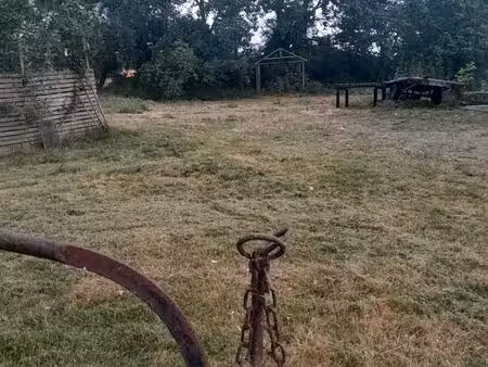 terrain 4950 m2 avec ex battisse viabilisé