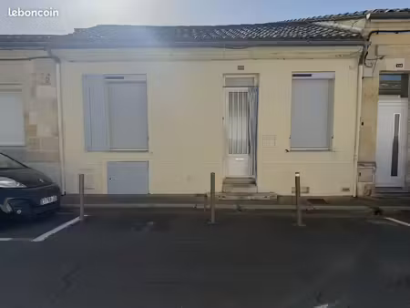 double échoppe 78m² avec jardin 120m² situé quartier st ferdinand libourne