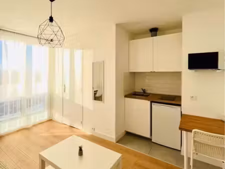 studio meublé 19 m²