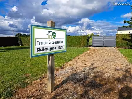 terrain viabilisé 492m² - chateaugiron/ossé - libre constructeur