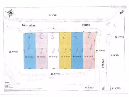 terrain 312 m² pontivy