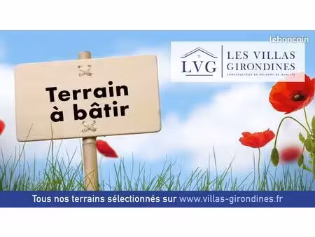 terrain à bâtir de 630 m² à saint-andre-de-cubzac (33)
