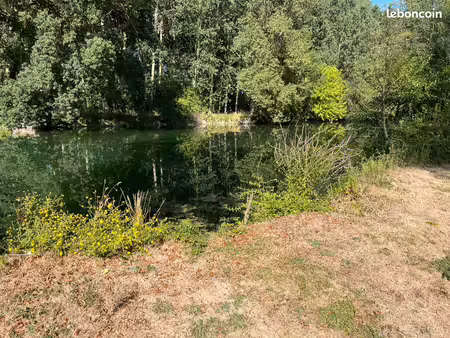 terrain loisir  bord  de rivière