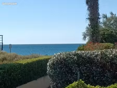 face mer frontignan plage appart 1 pièce 21 m2 terrasse 7m2