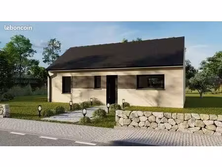 projet de construction d'une maison 63.54 m² avec terrain à artannes-sur-indre (37)