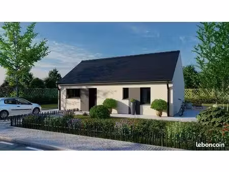 projet de construction d'une maison 76.5 m² avec terrain à artannes-sur-indre (37)