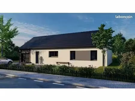 projet de construction d'une maison 92.85 m² avec terrain à artannes-sur-indre (37)