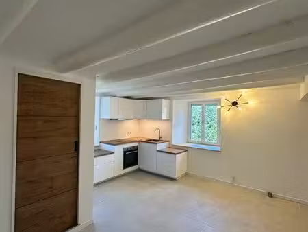 charmant appartement rénové avec grand espace de stockage et terrain