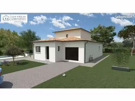 projet de construction d'une maison 122.95 m² avec terrain à saint-aubin-de-medoc (33)