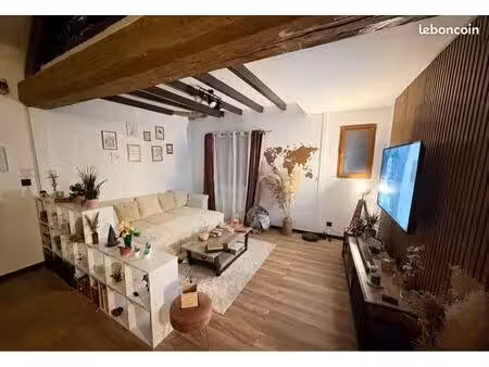 appartement duplex de charme 135 m² (98 m² en loi carrez) - 2 chambres + bureau - esprit m