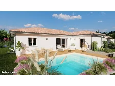 projet de construction d'une maison 115 m² avec terrain à montaut (40)