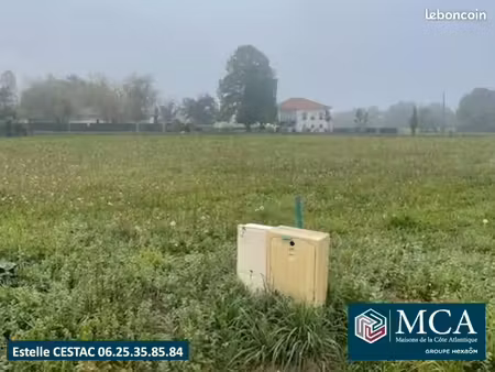 terrain 1 045 m² eugenie les bains