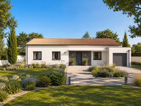 terrain avec maison neuve à vendre