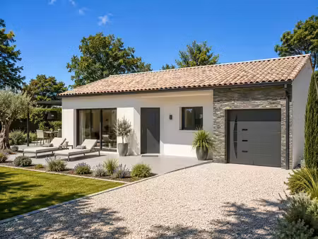 terrain avec maison neuve à vendre