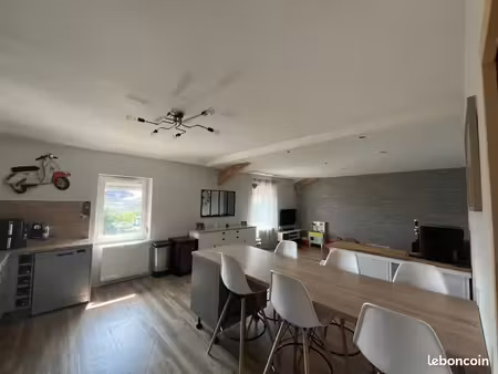 appartement 107m2 rénové climatisé - 3 chambres - veauche