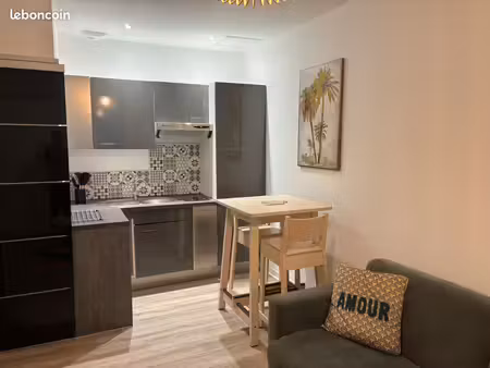 studio entièrement rénové avec jardin privatif