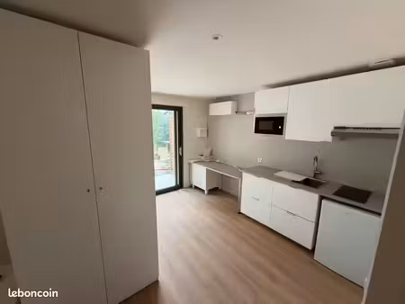 pessac alouette – studio meublé rénové avec chambre  terrasse  climatisation  lave linge s