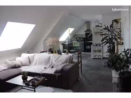 charmant appt t3 de 74 m² au sol très lumineux - garage fermé - centre de vineuil