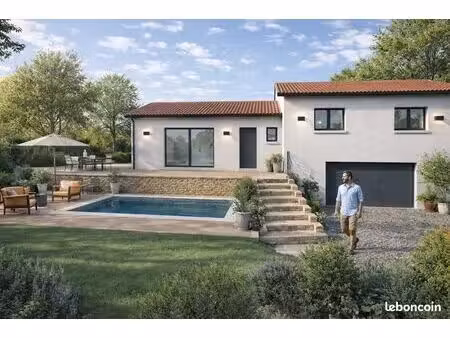 projet de construction d'une maison 89 m² avec terrain à genilac (42)