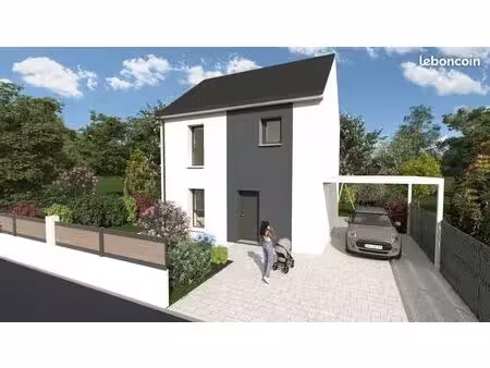 projet de construction d'une maison 80 m² avec terrain à la roche-blanche (44)