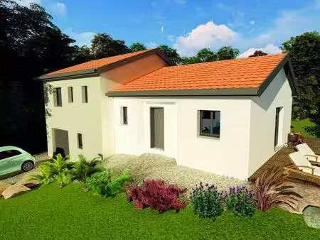 projet de construction d'une maison 105 m² avec terrain à unieux (42)