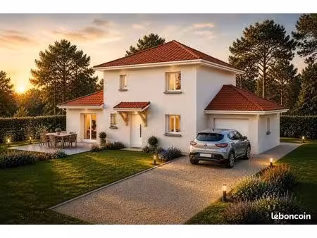 projet de construction d'une maison 120 m² avec terrain à vif (38)