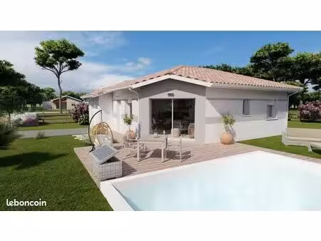 projet de construction d'une maison 61 m² avec terrain à linxe (40)