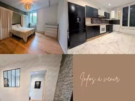 t3 meublé 50m² rénové avec jardin commun – saint-chamond (quartier izieux)